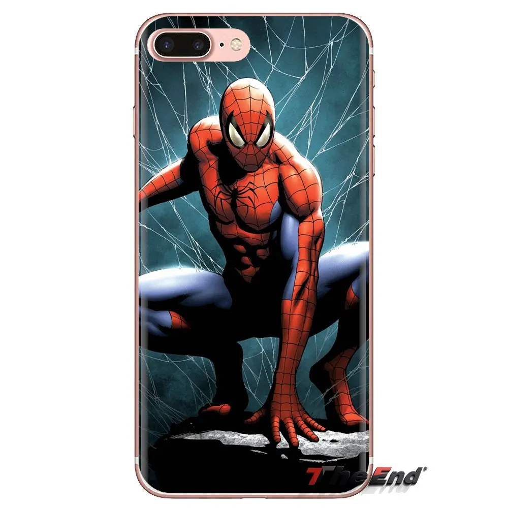 Силиконовые чехлы для samsung Galaxy S3 S4 S5 мини S6 S7 край S8 S9 S10 Plus Note 3 4 5 8 9 комиксов superhoreos