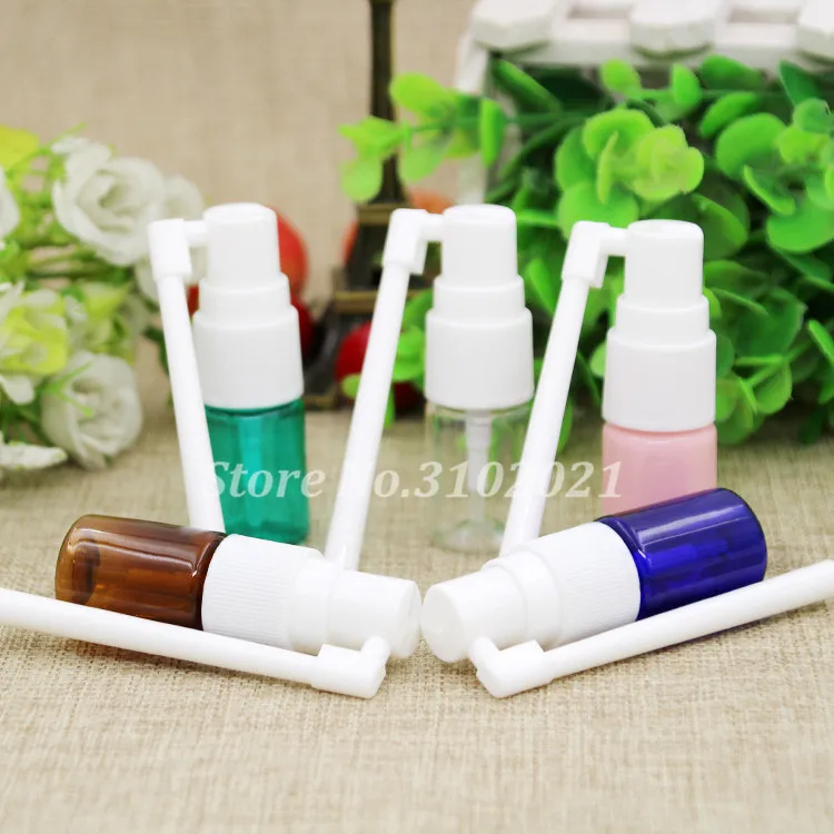 10/50/100pcs Empty 5ml Colorful Transparent Plastic Nasal Small Rotation Mist Spray Bottles Makeup DIY Sub bottling mini vials | Красота и