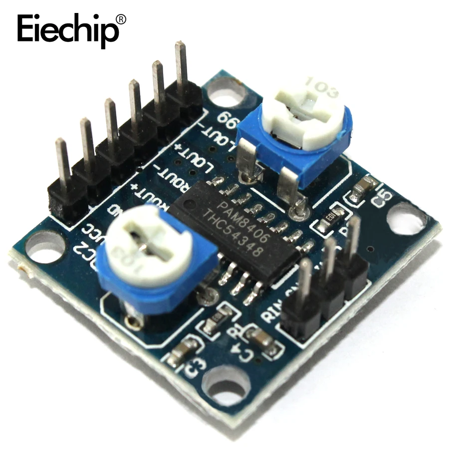 5 шт. PAM8406 цифровой усилитель доска с объем потенциометра 5Wx2 стерео M70|board board|board