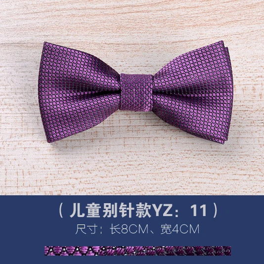 10 Модные детские элегантные джентльменские галстуки-бабочки, детские праздничные галстуки-бабочки, корейский галстук бабочка - Цвет: 10