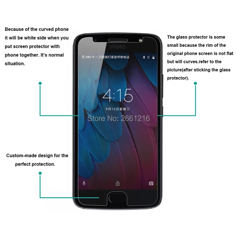 Для Motorola Moto G5S 5 2 &quotзакаленное стекло 9H 2.5D Премиум Защитная пленка для XT1793 XT1794