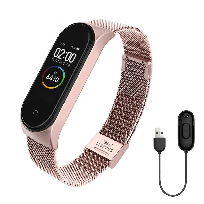 Для браслета Miband 3 металлические Безвинтовые нержавеющие стальные браслеты для