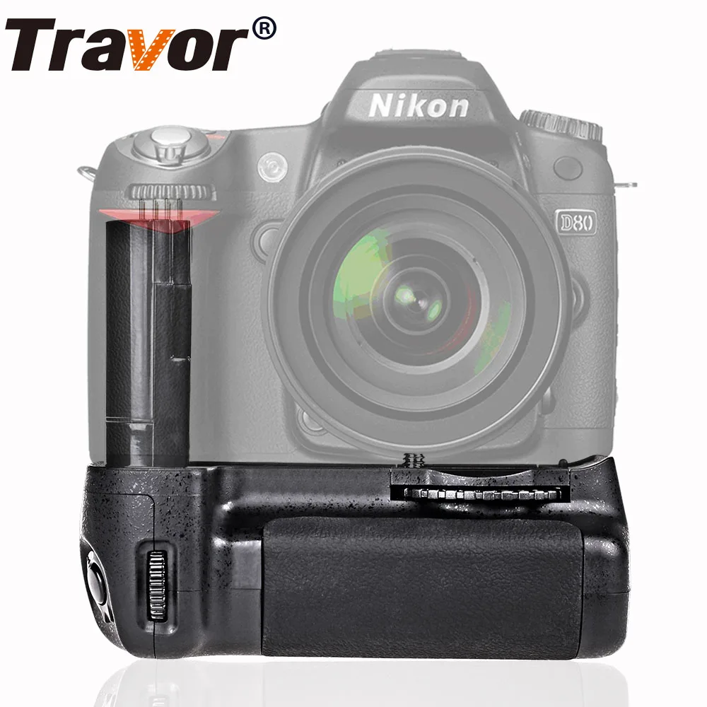 Travor профессиональная Батарейная ручка для Nikon D80 D90 DSLR камер как MB-D80 MBD80 |