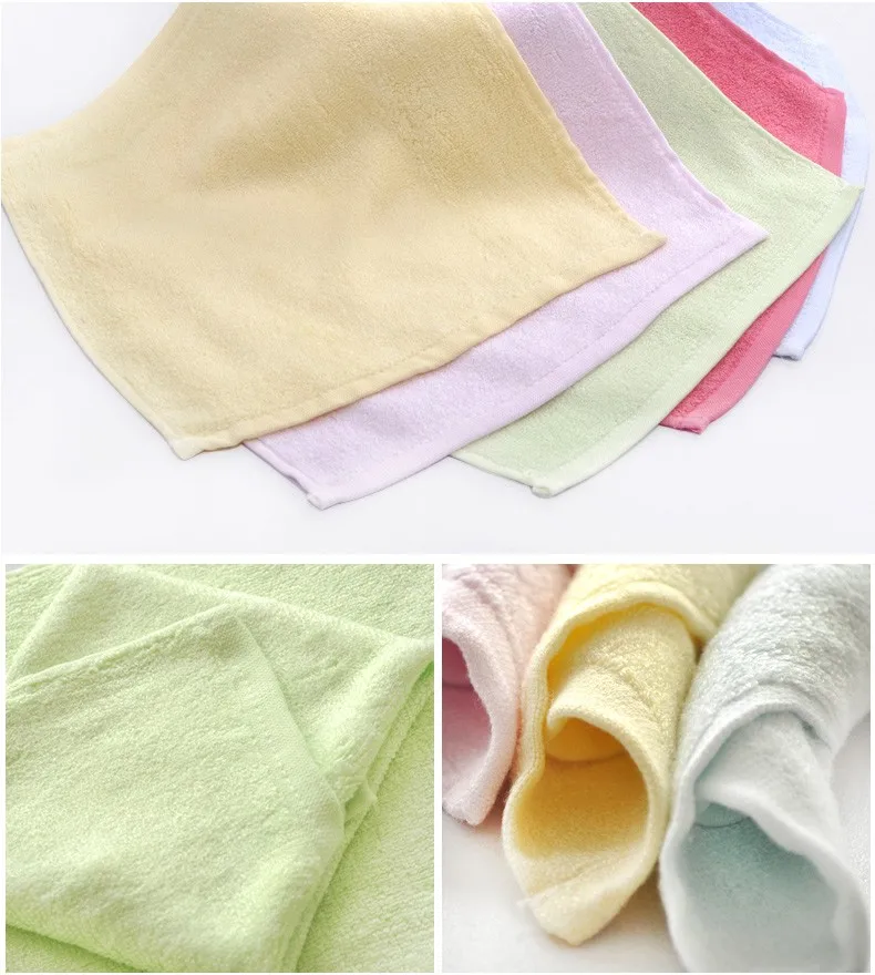 Kids полотенце-4PC/много 25*25см бамбук полотенце обычной веревке перед лицом полотенце квадратных мягкой малыша Слюнявчики Beroyal полотенце торговой марки