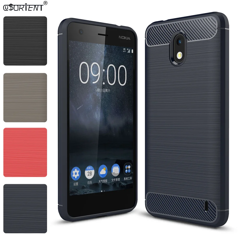 Ударопрочный матовый чехол для Nokia 2 мягкий силиконовый чехол-бампер из ТПУ Nokia2