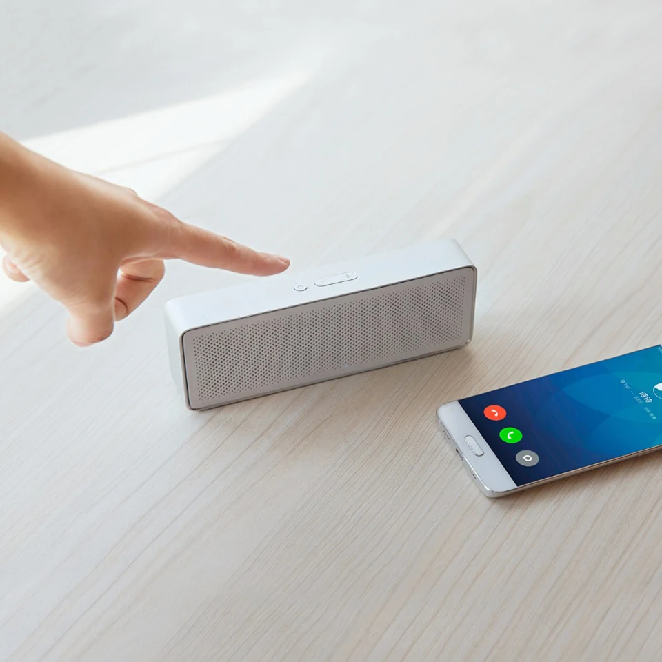 Xiaomi Mi Bluetooth динамик базовый 2 квадратных коробки 2 стерео портативный Bluetooth 4,2 Высокое разрешение HD звук качество воспроизведения для iphone