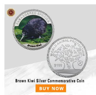 WR 1 OZ 999 Серебряная монета 999,9 Серебряная соленая крокодиловая дикая природа сувенирные монеты Подарочная монета достойная коллекция