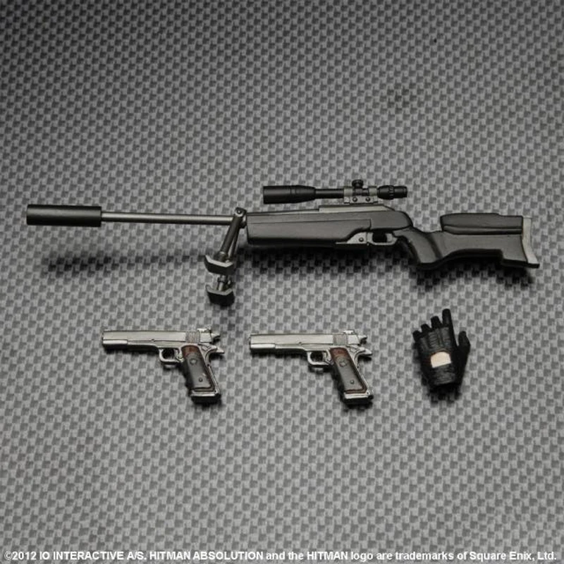 Hitman Killer Agent 47 Экшн фигурки Play Arts Коллекция Модель игрушки 21 см