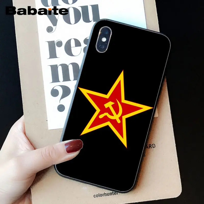 Babaite Сталиным Советском Союзе DIY чехол для телефона iPhone X XS MAX 6 6s 7 7plus 8 8Plus 5 5S SE