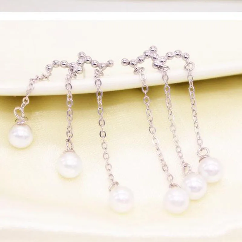 Новые серьги модные ювелирные изделия темпераментные длинные с кисточками для