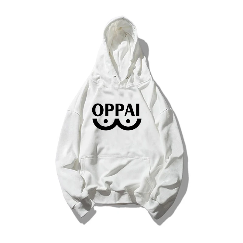 Новая Аниме One Punch man Saitama Толстовка Oppai толстовка с капюшоном для мужчин длинным