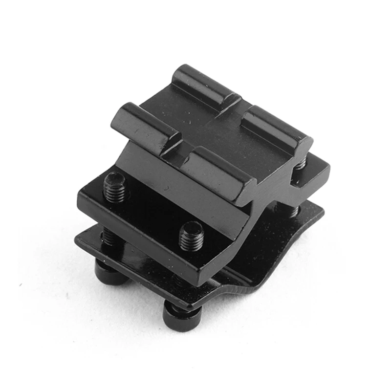 New 1 x Alley key Butterfly Barrel Clamp Accessory with Flashlight Scope 20mm Weaver Mount Rail Black mount | Спорт и развлечения
