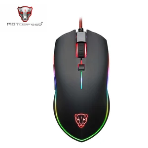 Игровая программируемая мышь Motospeed V40, 4000 DPI, USB, светодиодная подсветка