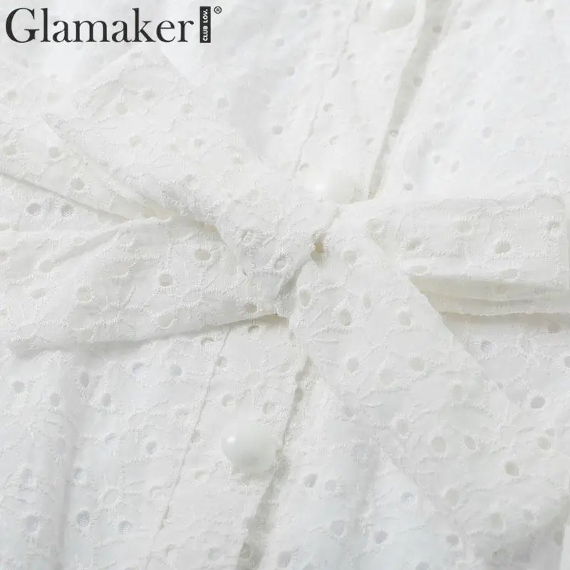 Женское длинное платье Glamaker Кружевное облегающее платье-макси на кнопках с