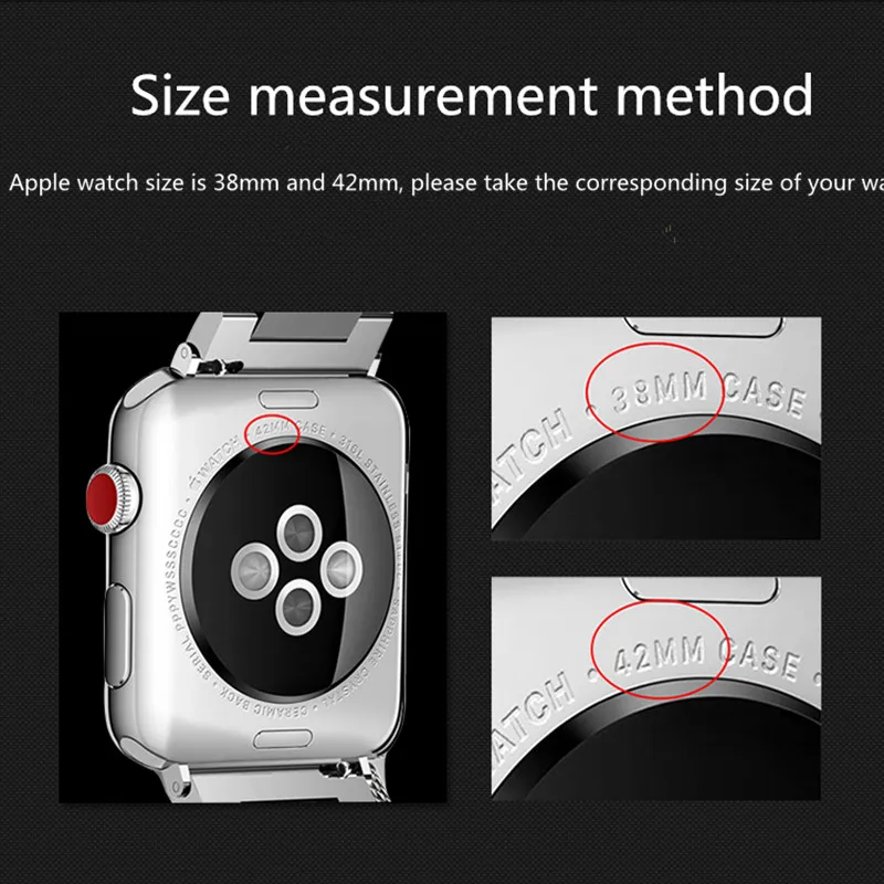 Миланская петля для Apple watch 42 мм 38 мм соединяющий ремешок браслета Регулируемая пряжка с переходник для iwatch Series 3/2