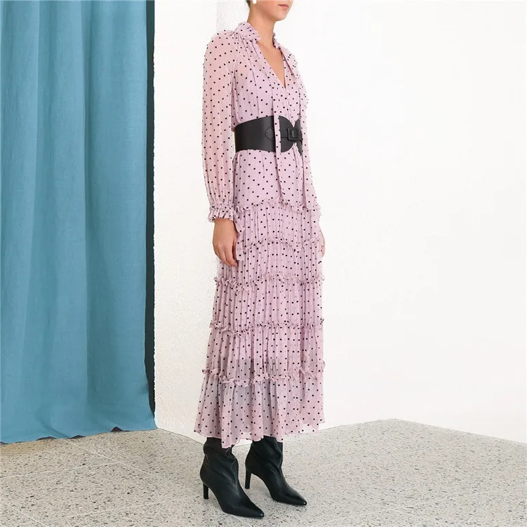 Женское розовое платье из искусственного шелка лето 2019 Boho шикарное длинное