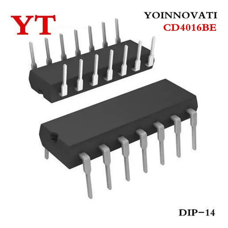 50 шт./лот CD4016BE CD4016 4016 IC QUAD двусторонний переключатель 14-DIP | Электронные компоненты