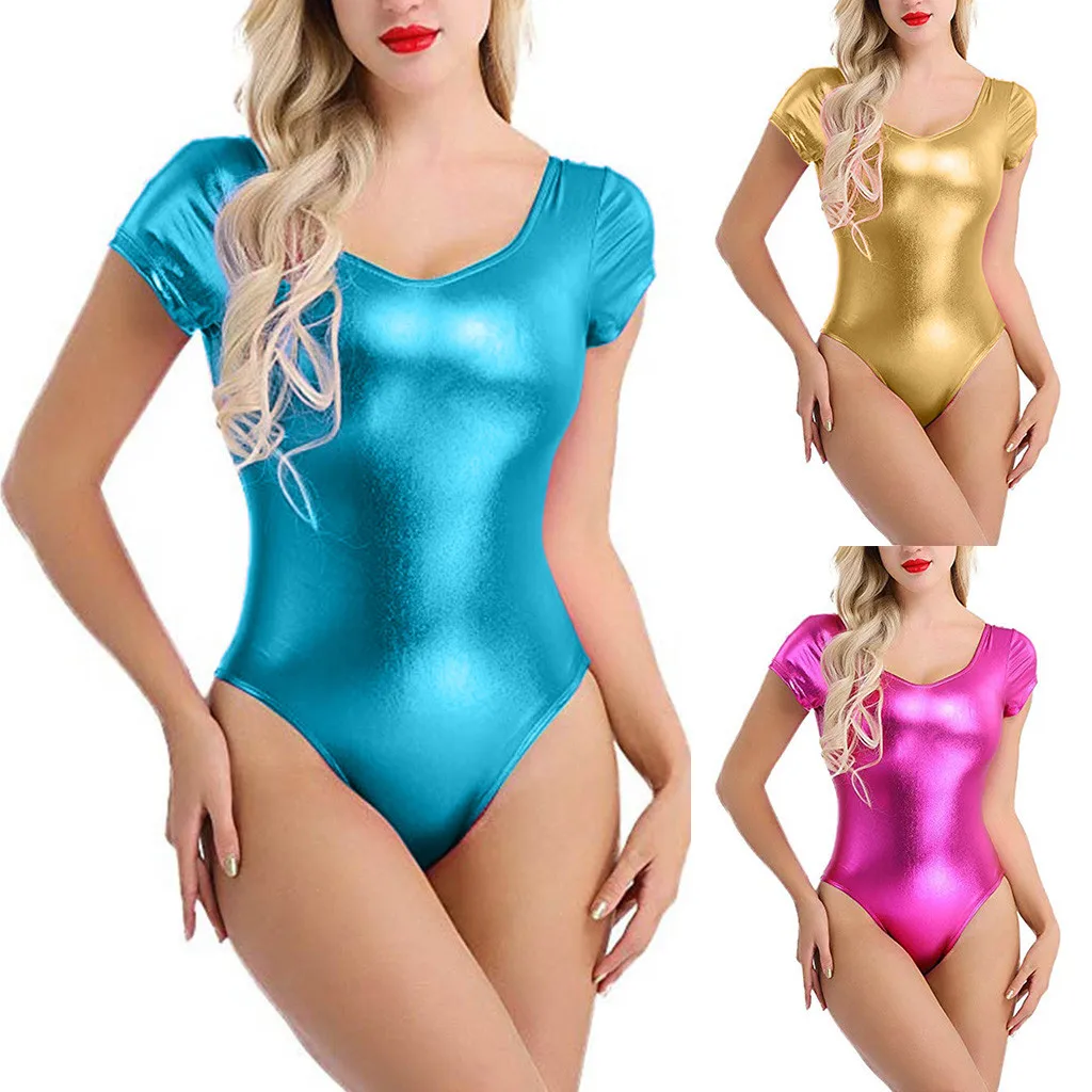 Женский сатиновый костюм CHAMSGEND короткий комбинезон с v образным вырезом пижама