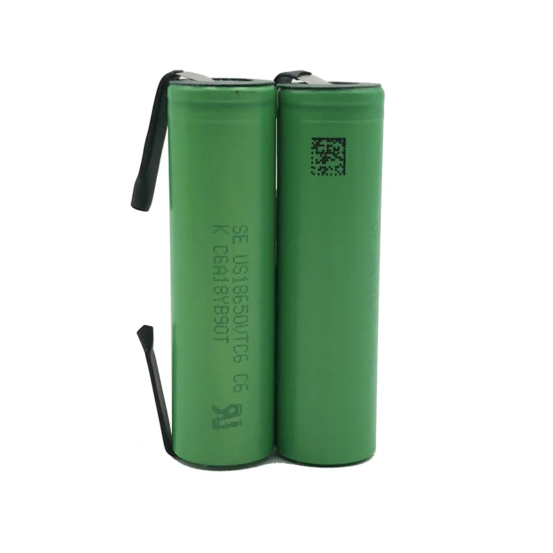 18650 аккумулятор vtc6 us18650vtc6 diy никель 3000mAh 3 7 v 30A аккумуляторные батареи для