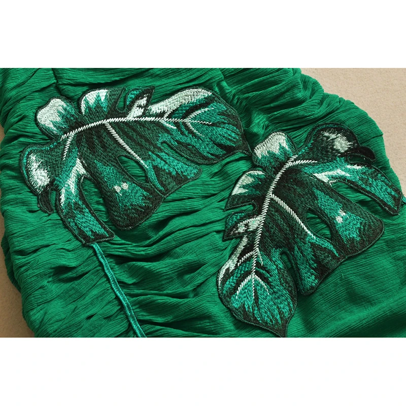 Высокое качество новинка 2020 дизайнерское подиумное платье женское с вышитыми