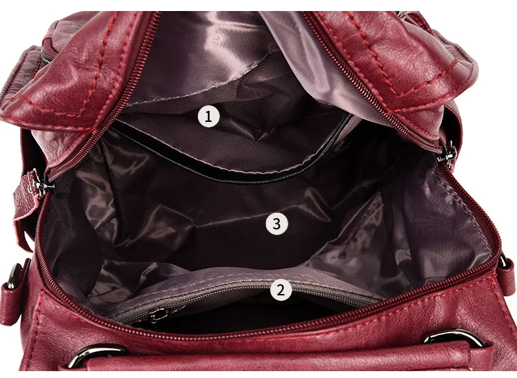Женские рюкзаки Sac A Dos женские кожаные рюкзаки высокого качества Женский рюкзак многофункциональная Дорожная сумка на плечо Повседневный Рюкзак