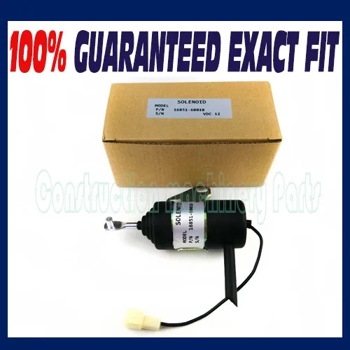 Стоп соленоид 16851 60010 Для Kubota трактор косилка экскаватор генератор|solenoid valve for