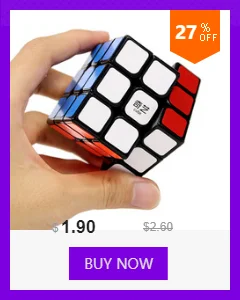 Qiyi 3*3*3 кубик рубика Пирамида Скорость Magic Cube Интеллектуальный Магический кубик Пазлы красочные Развивающие игрушки для детей 3x3x3