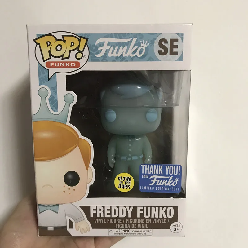 Exclusive Funko pop Official Holographic SE TOTY GITD Freddy Glow in the Dark TOTY SE Thank You Vinyl Figure Collectible Model
