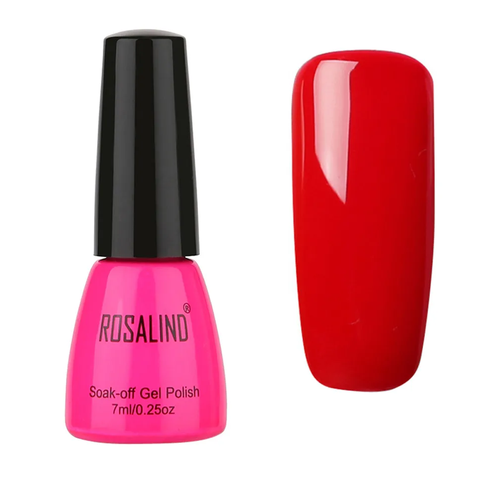 ROSALIND 7ML Gel Nail Polish Art Manicure Primer Acrylic Lacquer UV Lamp Poly Soak off Nails Accessorie | Красота и здоровье