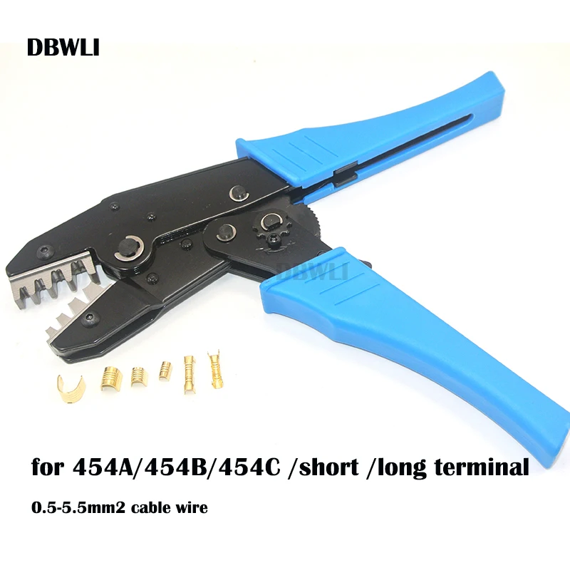 

Обжимные плоскогубцы, инструменты для обжима 20-10AWG 0,5-6 мм2 454A/454B/454C