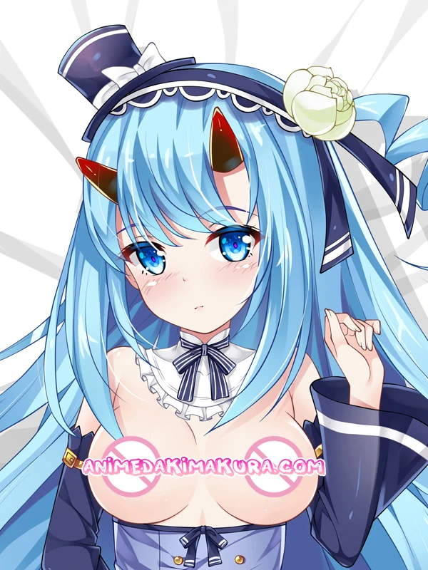 Аниме девушка обнимающая подушка для тела чехол-накладка с принтом Азур Лейн