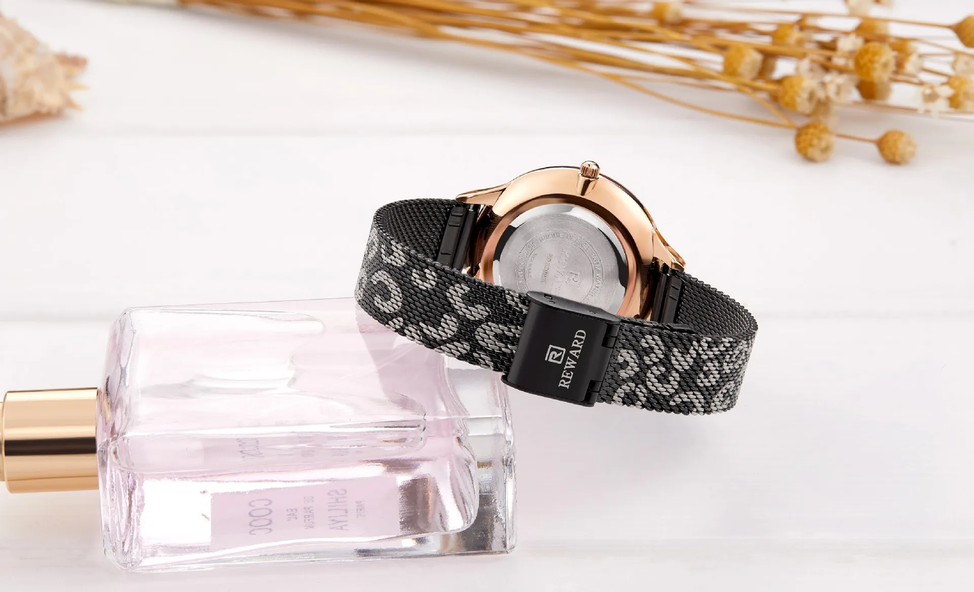 Роскошные Брендовые женские модные часы со стразами и леопардовым принтом