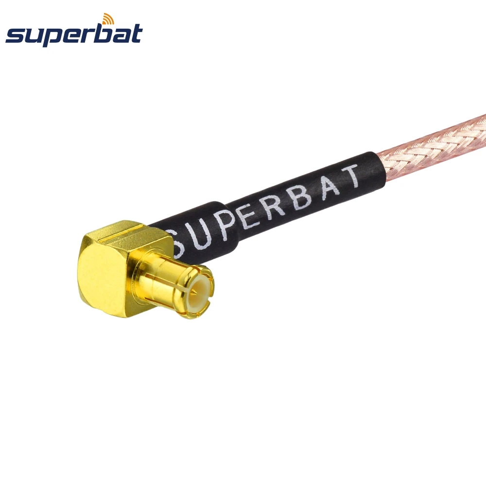 Superbat SM Jack Bulkhead Nut to MCX Male Plug Right Angl RG316 30cm for Antenna Wireless | Мобильные телефоны и