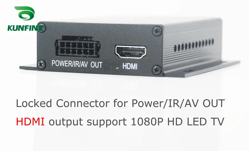 12 24 В Автомобильный приемник DVB T HDTV One тюнер MPEG4 MPEG2|ТВ-приемник для автомобилей| |