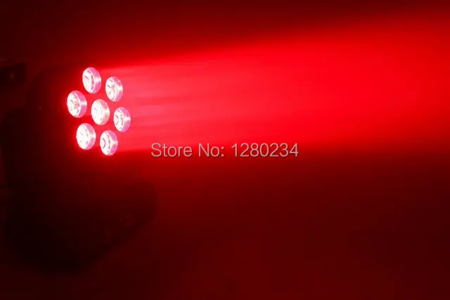 

Mini 7pcs*12w led beam moving head stage lighting 4 in 1 RGBW cree led bar dj disco light full color bar effect for party show