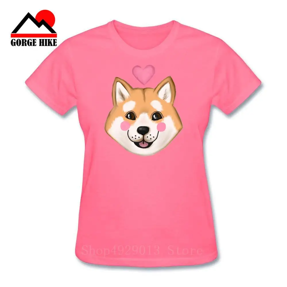 Женские футболки Harajuku Kawaii Cute Shiba Inu Doge футболка с принтом уличная одежда в