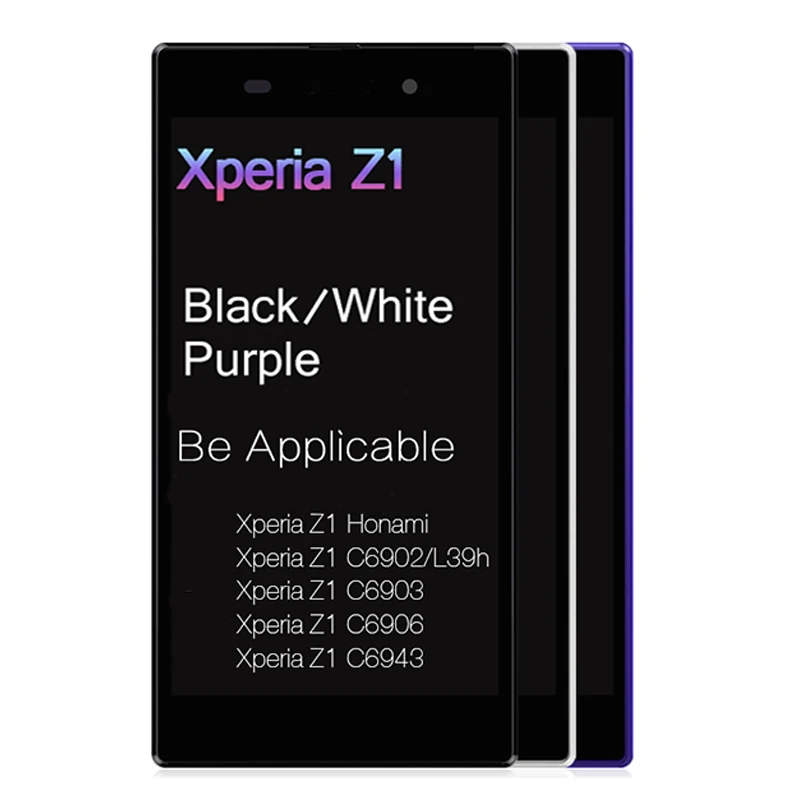 5 0 &quotЖК дисплей Дисплей Сенсорный экран с рамкой для SONY Xperia Z1 L39 L39H C6902 C6903 ЖК
