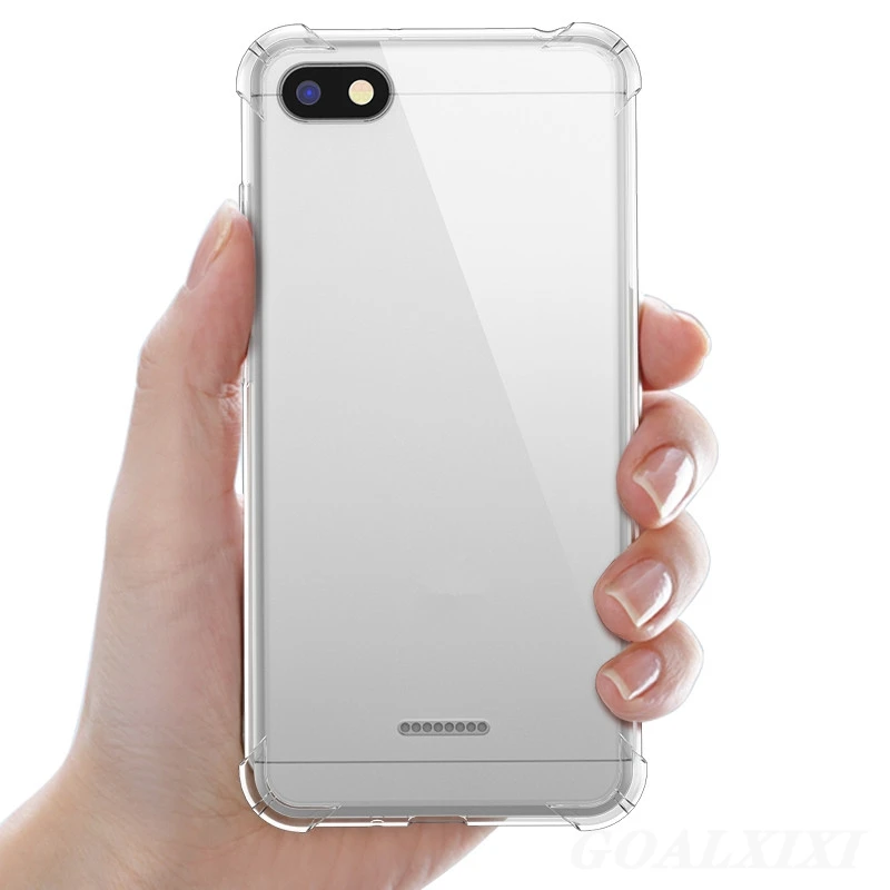 For xiaomi redmi 6 pro Case 6A crystal Clear Transparent Silicone Soft tpu Back cover funda 6a case coque |