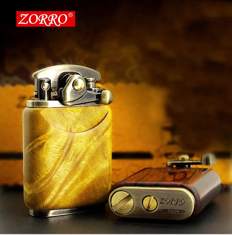 ZORRO бизнес-подарок для высококачественных сандаловых сигарет, оригинальные деревянные Аутентичные керосиновые курительные гаджеты для мужчин