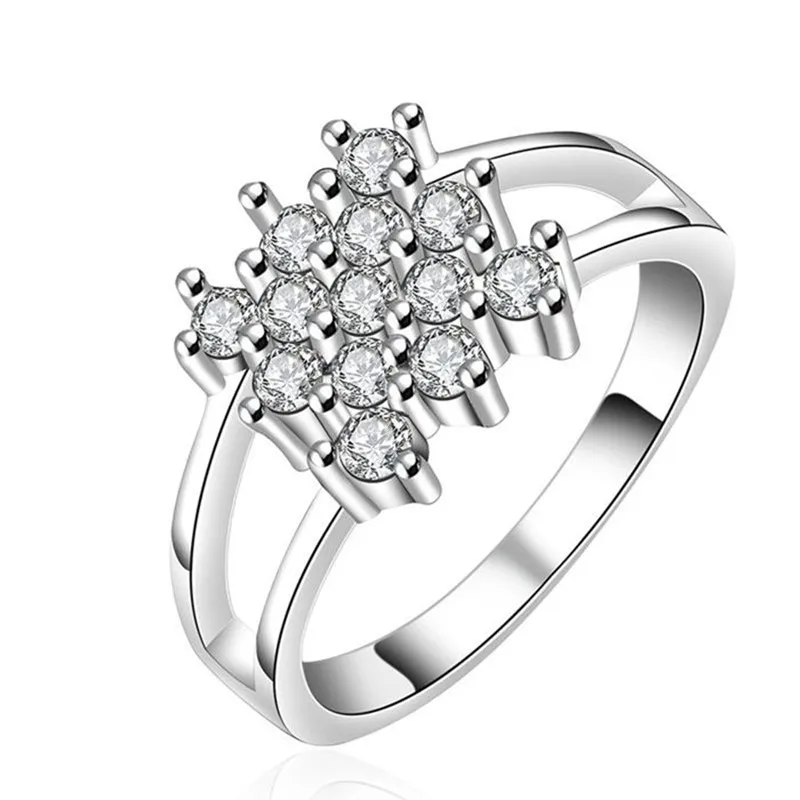 Посеребренная кольцо стерлингового серебра--Jewelry Кольцо заводские цены моды