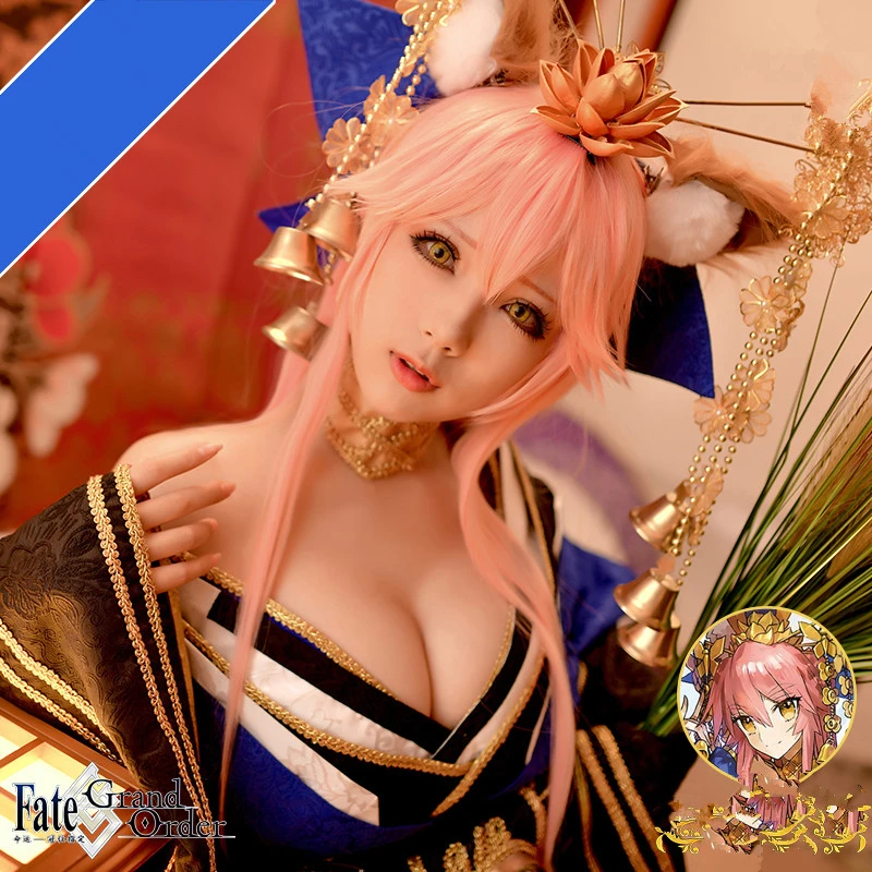 В наличии FGO Tamamo сценический Косплей Fate/Grand Order no Mae женский костюм для косплея