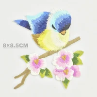 bird iron on patches for clothing animal of the breach embroidery applique diy hat coat dress pants accessories cloth sticker