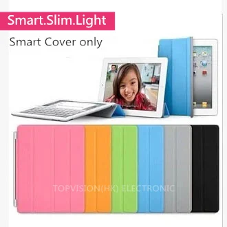 

Good quality! ultra slim magnetic mental frame 4 folds and 11 folds transformer cover for apple new ipad 234 smart cover cases
