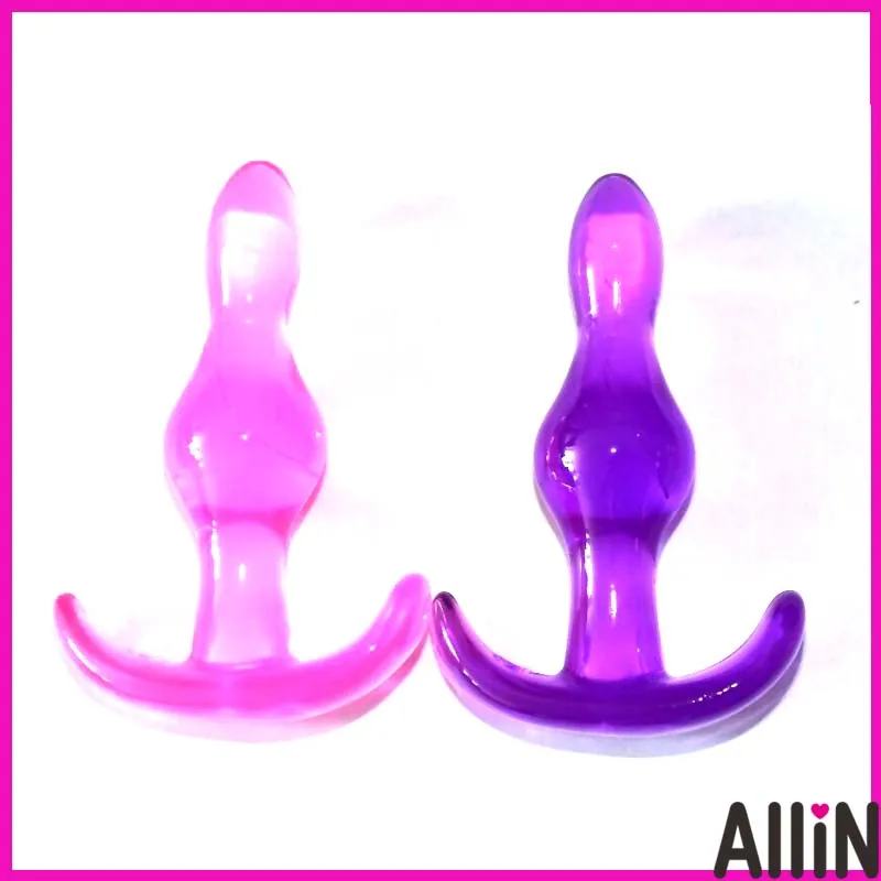 Анальная пробка Jelly Dong желейные Анальные игрушки ощущение настоящей кожи