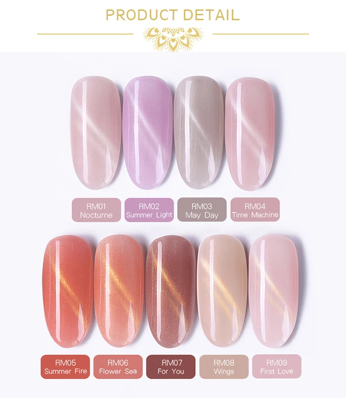 BORN PRETTY Розовый Гель-лак для ногтей с эффектом «кошачий глаз» лак 6 мл полупрозрачный УФ Магнитный Гель-лак Soak Off маникюр ногтей гель лак