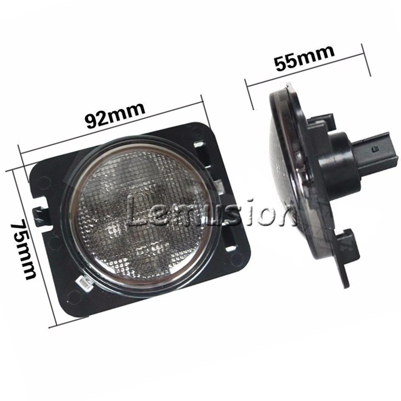 1 пара светодиодный указатель поворота на переднее крыло автомобиля 12 В комплект