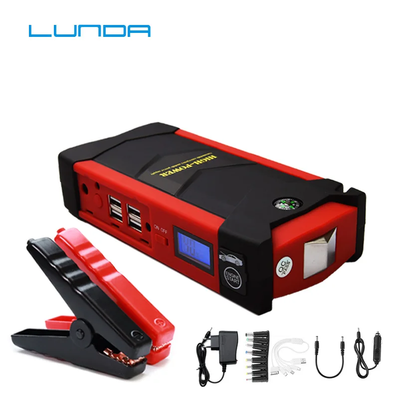 Portable 12V Car Jump Starter 600A Peak Jump Booster Car Battery Jump Starter Startup for car