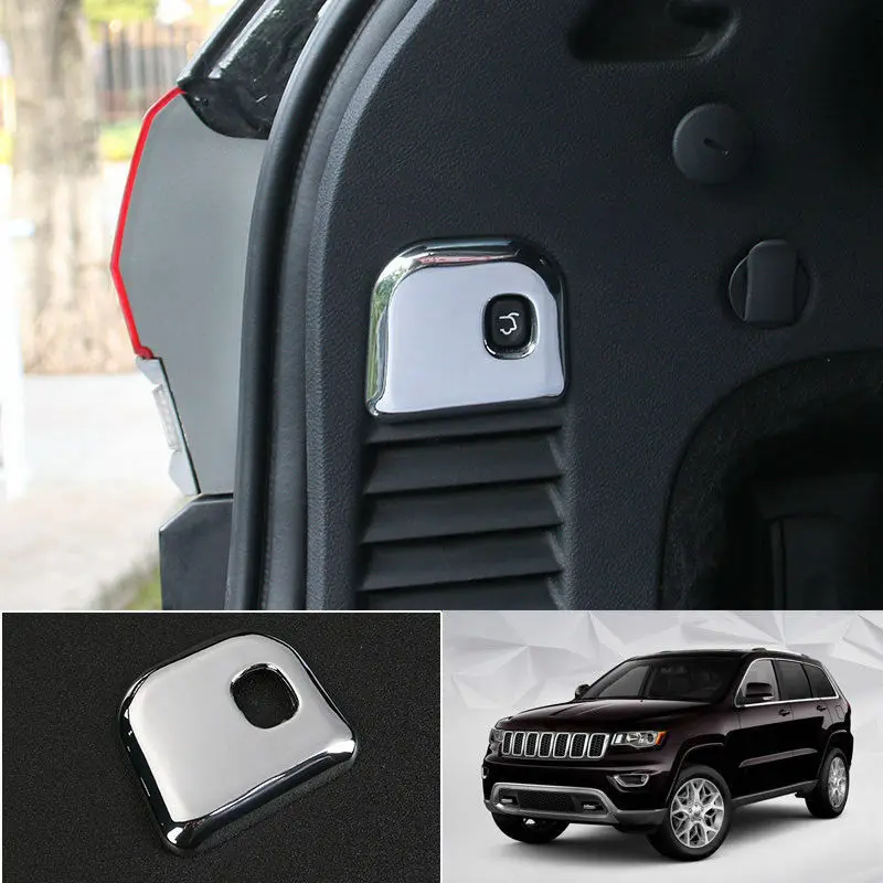 Новинка хромированная задняя крышка переключателя багажника из АБС пластика