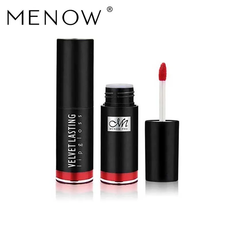 MENOW брендовый набор для макияжа 38 цветов бархатный Блестящий Блеск губ и 15 мл