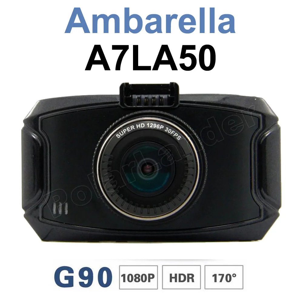 2 7 дюймов Ambarella A7LA50 Автомобильная камера с записью G90 HD 1080 P 170 градусов ночного
